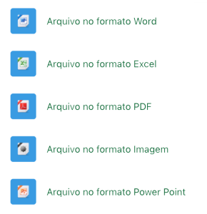 Icone dos tips de arquivo no Moodle 4