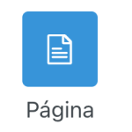 Ícone do recurso de Página no Moodle 4